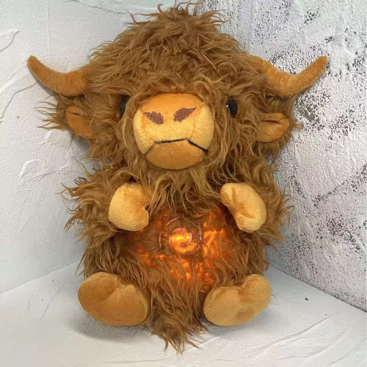 Bovini delle Highland che respirano