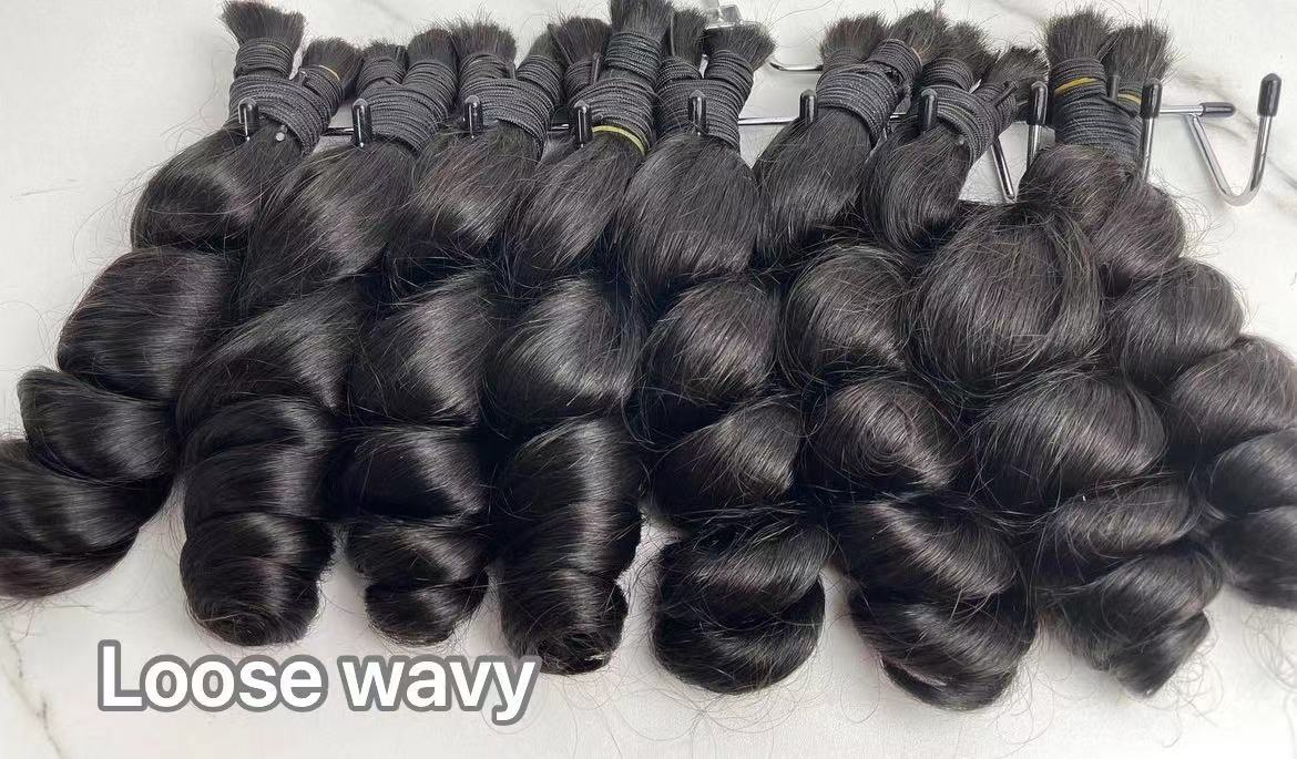 bulk hair loose wave