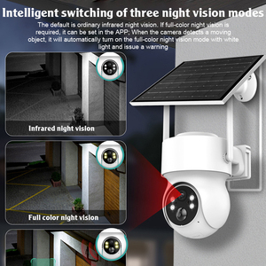 KERUI 4MP WIFI Solar Panel Camera CCTV Surveillance Outdoor <strong>Wireless</strong> Solar Home Security IP Camera PTZ <strong>Network</strong> Camera - Product Image 5