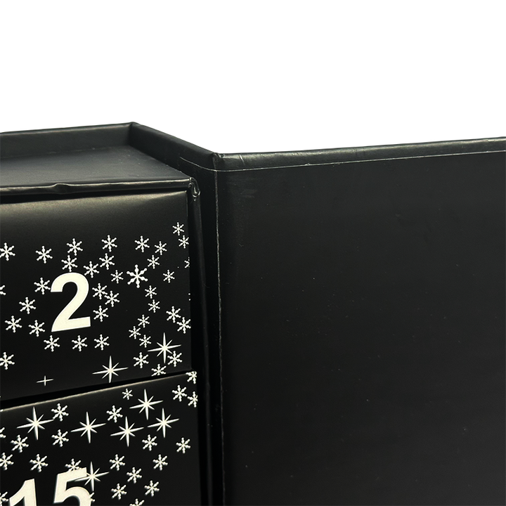 New Design Empty Advent Calendar 12 24 Day Boxes China Wholesale Cardboard Advent Calendar Packaging Box