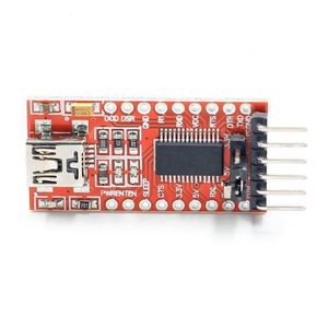 USB a TTL Soporte 3,3 V 5V Cable de descarga Mini módulo de interfaz Tablero rojo dedicado FT232RL - Product Image 2