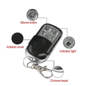 Metallo Push 4 pulsanti telecomando RF433MHz trasmettitore universale porta Garage apriporta duplicatore remoto Clone clonazione codice chiave - Product Image 6