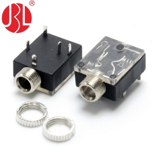 Iplik Stereo jak ile 3.5 PJ-324M mm 3Pin 5Pin DIP sağ açı DC12V 1A ses jakı - Product Image 5