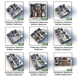 Sang trọng mở rộng container nhà nhà tiền chế nhà cho văn phòng nhà khách sạn Hội Thảo mở rộng gấp container nhỏ nhà - Product Image 5