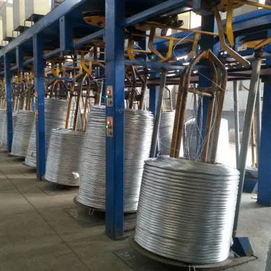 Sürekli sıcak daldırma galvanizli çelik demir hattı/elektro galvanizleme hattı için tel/tel çinko kaplama hattı