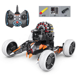หุ่นยนต์สำหรับต่อสู้รถบังคับวิทยุพร้อมการควบคุมการยิงสี่ล้อรถม้า RC ของเล่นหุ่นยนต์ต่อสู้ - Product Image 2