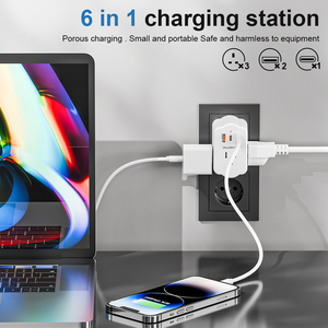 PUJIMAX European Travel <strong>Plug</strong> <strong>Adapter</strong> Power <strong>Plug</strong> to USB <strong>Adapter</strong> Type-C Charging Port <strong>Multi</strong> <strong>Plug</strong> <strong>Adapter</strong> <strong>with</strong> 5V 2.4A <strong>Output</strong> - Product Image 2