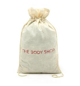 Custom Logo Printed Gift Canvas Cotton Double <strong>String</strong> Cotton Canvas Drawstring Bag - Product Image 2