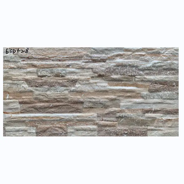 300x600 Outdoor 3d Decoration Full Body Porcelain Wall House Manufacturing Tiles Marble Facade Villa Ceramic Wall Tile