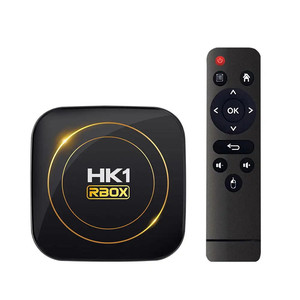 Iptv set top box HK1 RBOX H8S Allwinner H618 2.4G/5.G WiFi BT4.0 H.265 HEVC destek 6K 4K 100M LAN Android 12.0 TV kutusu - Product Image 1