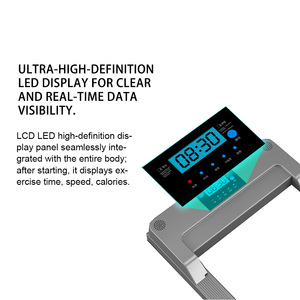 Elektrisches faltbares günstiges motorisiertes Laufband beliebtes Fitness-Übungs-Haus stahl-LCD-Bildschirm Unisex kommerzielles Vital Geräuschfrei - Product Image 5