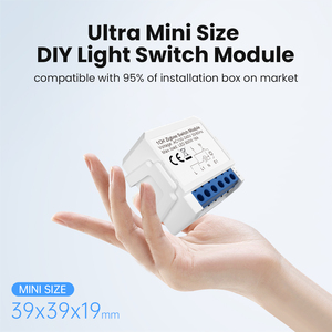 Módulo de interruptor inteligente mini para luz, temporizador de relé Zigbee 3.0 de control dual 16A 1/2/3/4CH - Product Image 3