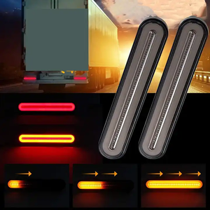 ไฟท้าย LED แบบต่อเนื่องสีแดง/เหลือง DC 9-30V IP68ไฟท้ายขับขี่รถบรรทุกที่ทนทานไฟวิ่งกลางวันไฟหน้า - Product Image 5