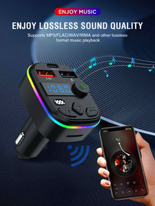 Đa chức năng không dây MP3 máy nghe nhạc xe hơi <span class=keywords><strong>Bluetooth</strong></span> MP3 Máy nghe nhạc tay-miễn phí cuộc gọi FM Transmitter với 3A USB sạc - Product Image 4