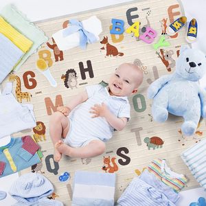 מחצלת מרית 50 "x50" בייבי משחק מחצלת תינוק מוכה תינוק זוחל מחצלת על הרצפה