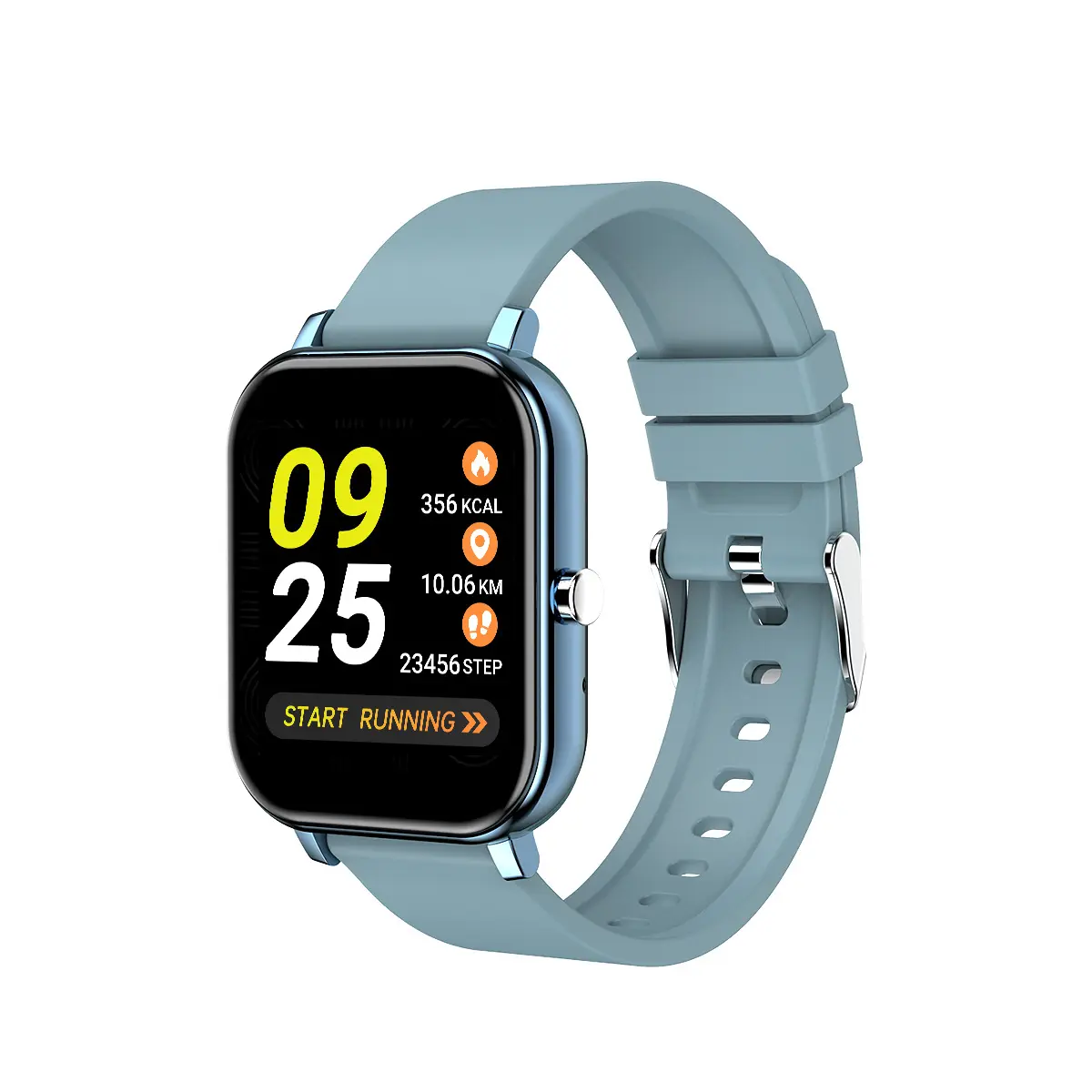 1.54 pollici full touch screen smart Bracelet Watch monitoraggio della pressione sanguigna esercizio di registrazione della frequenza cardiaca chiamata