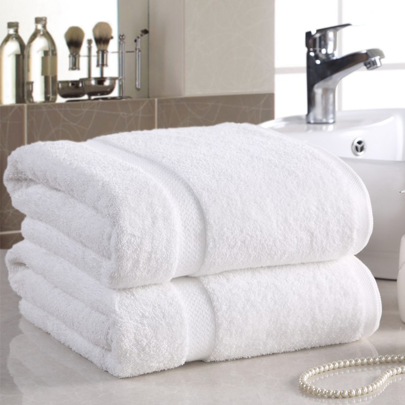 100%Cotton bath towels Low MOQ high quality luxury customized white towel hotel bathroom towel rack hotel