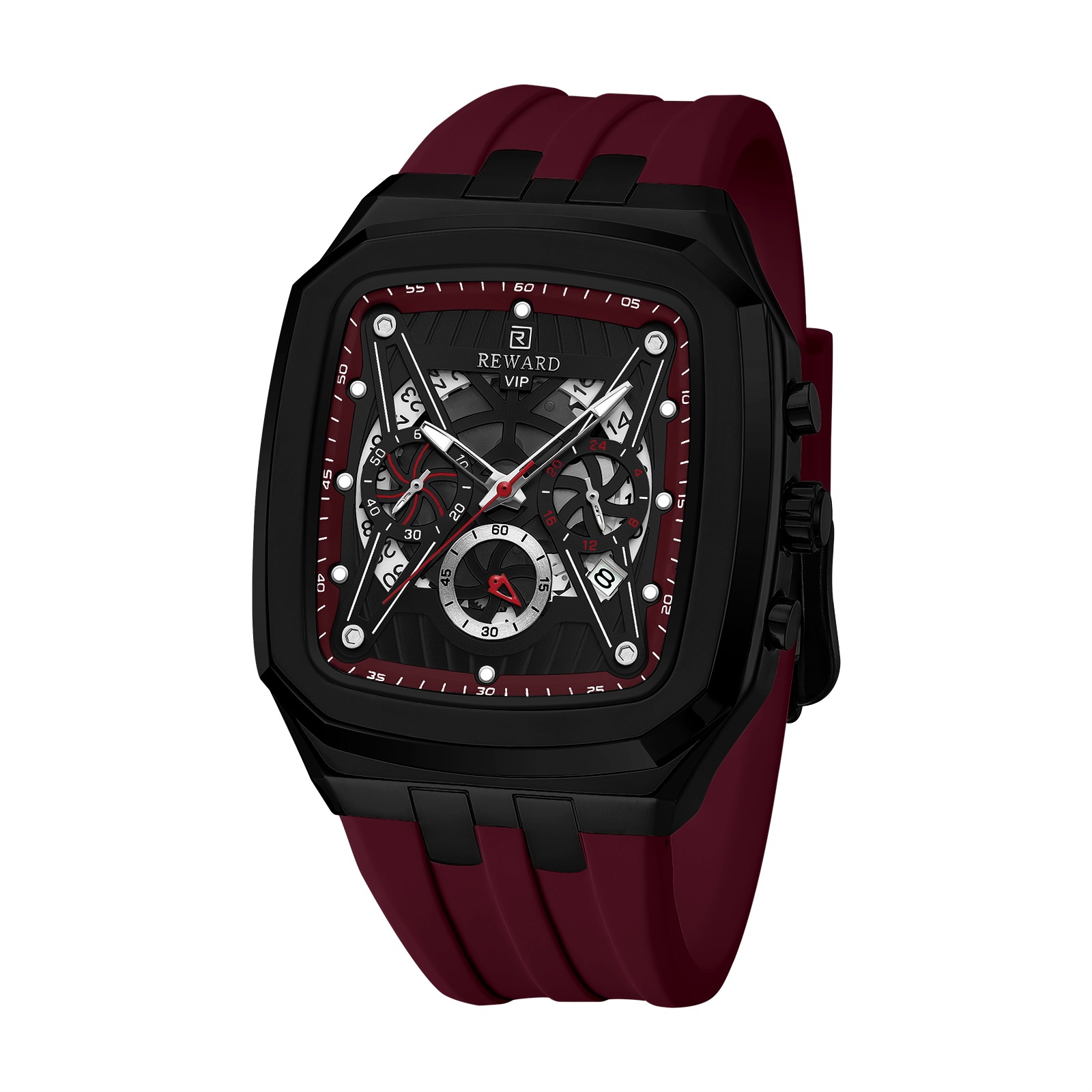 Deep Red Black