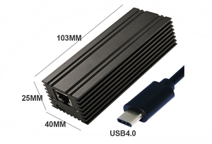 USB4 a 10Gb Ethernet schede di rete per 3/4 10Gb Gigabits adattatori di rete RJ45 porta elettrica finestra di supporto - Product Image 2