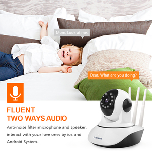 LOOSAFE 2MP Cloud HD night vision security กล้องสองทางเสียงต่ำ wifi กล้อง ip ไร้สายกล้องในร่ม 1080p - Product Image 5