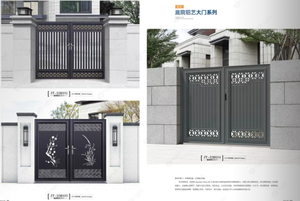 Ống Sắt Hiện Đại Cổng Ưa Thích Nhà Ấn Độ Tường Ranh Giới Mới Nhất Chính Thiết Kế Cổng Để Bán Nhà Không Dây Tùy Chỉnh Chống Đào Tạo - Product Image 4