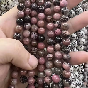 Sıcak satış doğal siyah çizgi kırmızı desenli akik bilezik moda basit tasarım hediye ana taş kuvars ana malzeme yeşim - Product Image 2