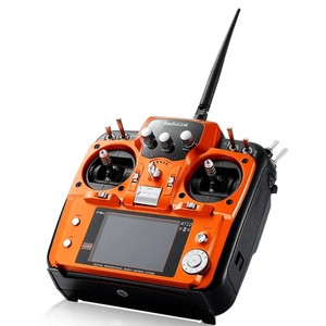 12CH 2.4GHzスロットル右送信機AT10IIオレンジDSSS FHSS FPV Ardupilot Pix4 Arduinoベータドローンリモートコントロールシステム用 - Product Image 1