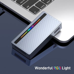 FIDECO m2 nvme usb4.0 ssd kasa RGB dörtlü soğutma sistemi taşınabilir nvme muhafaza - Product Image 5