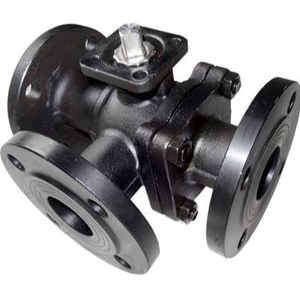 DN80 <strong>3</strong> Inch Wcb Cast Steel Api Flanged End 150# 300# Three Way ANSI Ball <strong>Valve</strong> - Product Image 1