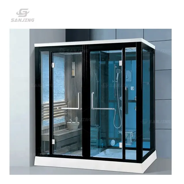 Entreprise de vitre en chine cabine de douche de massage debout salle de douche à vapeur