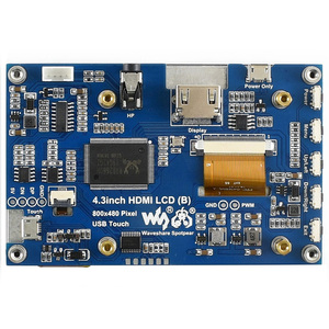 Modulo Display LCD da 4.3 pollici 800x480 IPS Capacitivo Touch Screen Supporta Raspberry Pi BB Nero Banana Pi - Product Image 3