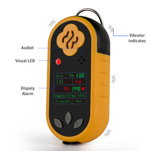 Portatile rilevatore di gas h2s cloroformio rilevatore di gas analizzatore di gas di scarico portatile prezzo - Product Image 5