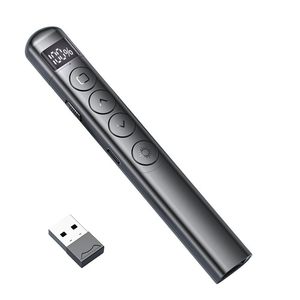 Conpresentatore senza fili pagina Laser rosso tornitura del Volume di controllo PPT presentazione USB 2.4GHz puntatore del Mouse telecomando - Product Image 1
