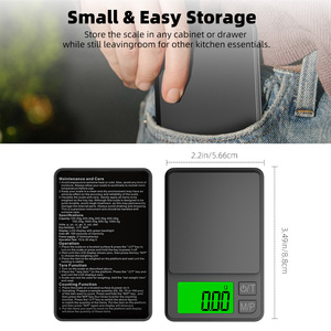 Changxie fabrika en iyi fiyat profesyonel dijital Mini ölçek calibration200g gram dijital cep ölçeği - Product Image 6