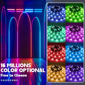 Умная Светодиодная лента 5050 RGB неоновая Светодиодная лента для телевизора с управлением bluetooth - Product Image 2