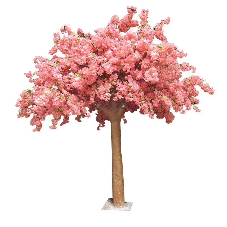 Árbol de Sakura falso para la decoración del centro comercial Árbol artificial interior Flor de cerezo