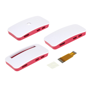 Dust-Resistant Red &amp; White <strong>Case</strong> for <strong>Raspberry</strong> <strong>Pi</strong> ZERO W Compatible with Zero/W Development Boards Kits - Product Image 1