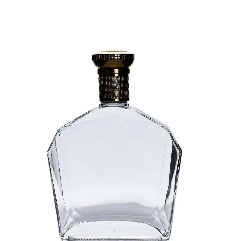 Produttore bottiglie di vetro da 700ml di alta qualità per brandy whisky brandy spirit glass bottle con bottiglia di vino xo in cristallo di sughero