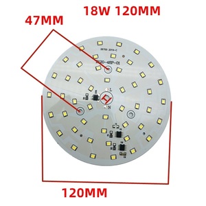 アルミニウムPCB回路基板3W5W 9W 12W 15W 18W SMDLEDチップダウンライトモジュールボードLED電球光源 - Product Image 6