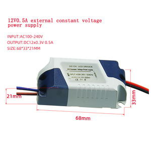 AC220V กับไดรเวอร์ SMPS DC12V0.5A LED พร้อมปลอกหุ้มสำหรับไฟ LED และพลังงานพัดลมในอุตสาหกรรมรุ่น09 - Product Image 6