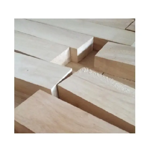 Bloques de madera para muebles industriales, maderas serpenteadas de tamaño de 22mm/24mm/30mm/36mm/38mm, el precio más bajo