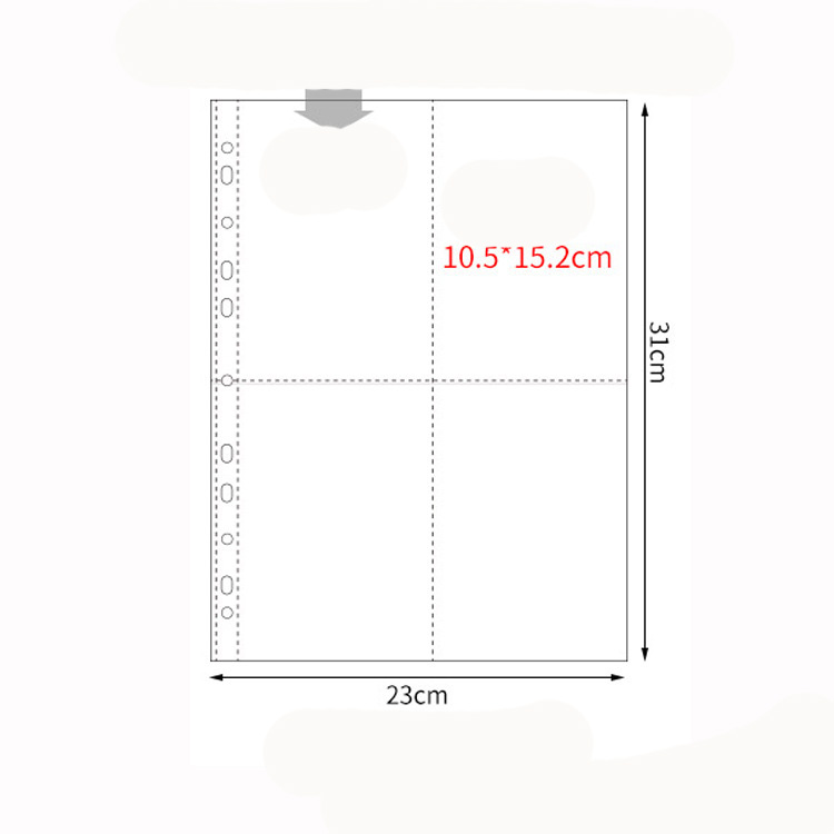 6 ''-4 bolsillos interiores (1 bolsillo lateral)-10PCs