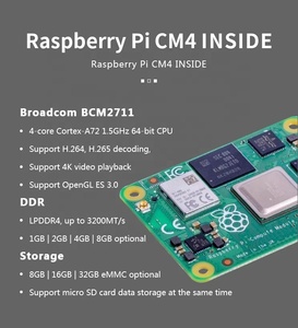 Dual Band WiFi Bluetooth 5.0 Himbeer PI CM4 Sensing Industrie computer RS232 RS485 CAN 4G - Product Image 5