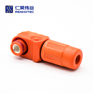 Depolama aküsü konektörü IP67 su geçirmez yüksek akım 6MM 120A turuncu kabuk için 25mm2 kablo - Product Image 4