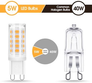 LOHAS <strong>5W</strong> <strong>G9</strong> <strong>LED</strong> Corn Light 3000K 6000K Mini Ceramic Bulbs Decorative Light <strong>LED</strong> <strong>G9</strong> Light Corn Bulb for Chandelier - Product Image 3
