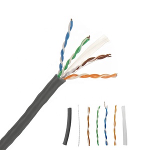 Cable de red estándar CAT6 4pr 24awg Cables de comunicación LAN UTP FTP SFTP de cobre - Product Image 4