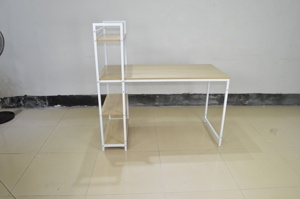 Mesa de estudio para el hogar, escritorio de Juegos de ordenador de metal, mesa de ordenador con estante - Product Image 5