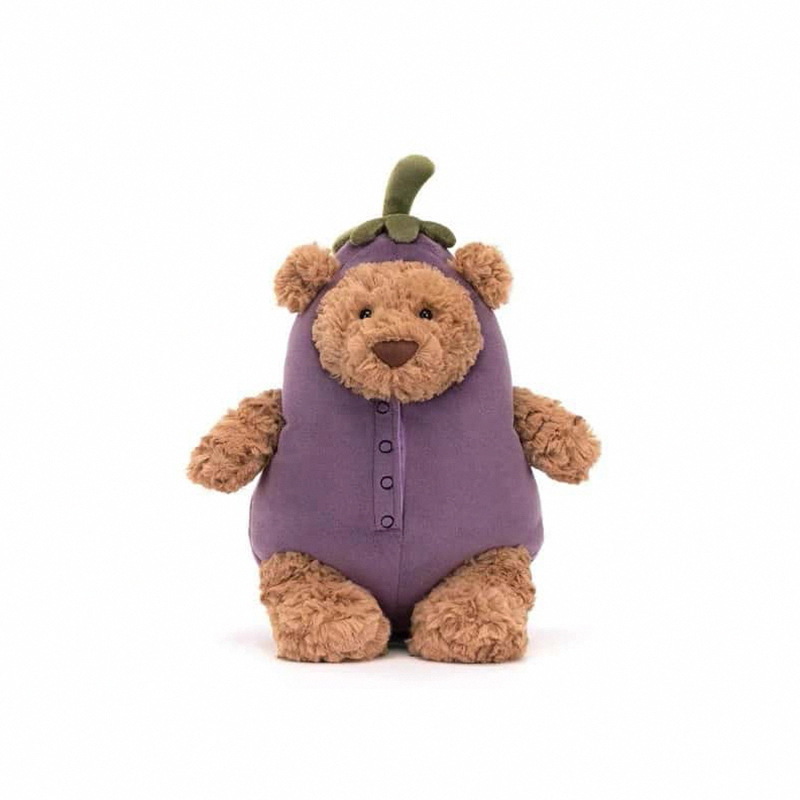 Eggplant barcelona bear 26cm