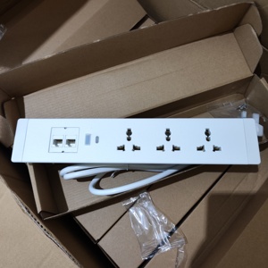 Escritorio de muebles de oficina, alimentación Universal integrada, toma de corriente de datos integrada/Toma de pantalla de mesa montada empotrada, toma USB - Product Image 6