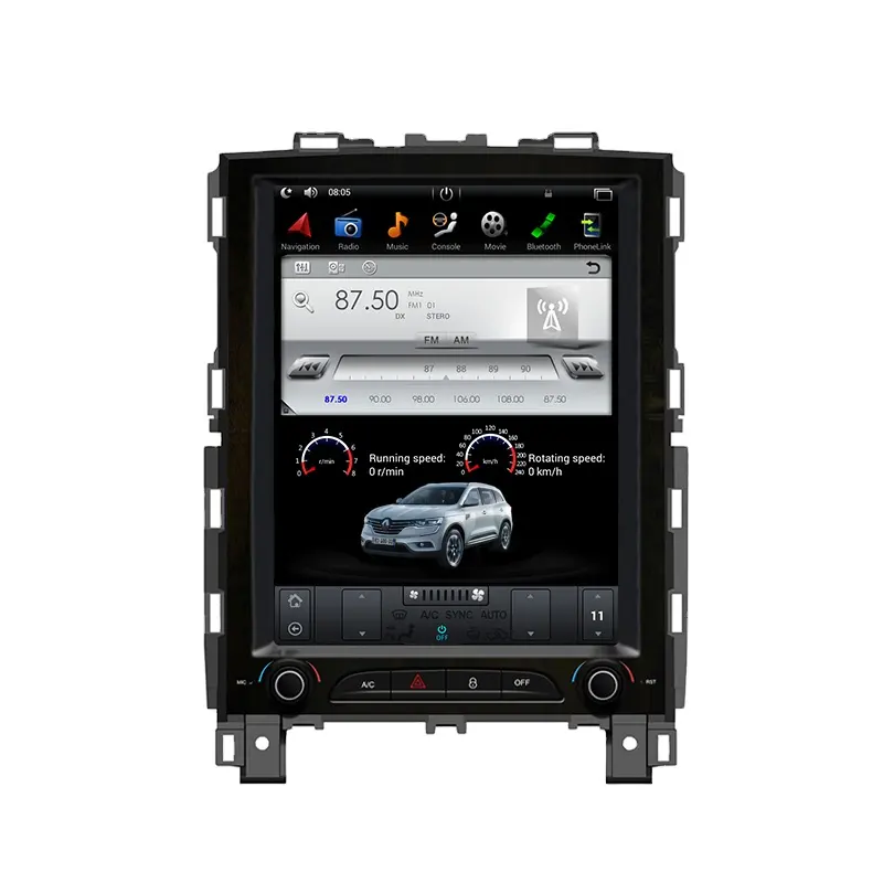 10.4 pouces Top Radio Android 11.0 lecteur DVD de voiture pour Renault KOLEOS 2016